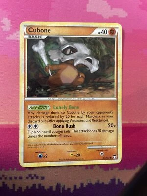 Pokemon Card Cubone Triumphant Common 60/102 Near Mint - Image 1 of 2