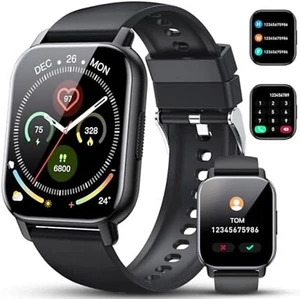 Smart Watch for Men Women, 1.85" HD Screen Smartwatch (Answer/Make Call) Heart R - Picture 1 of 7