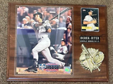 Derek Jeter 2000 World Series MVP Plaque + Allstar MVP Card + 8x10 Glossy Photo
