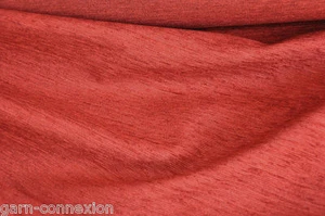 Thermostoff Chenille GP 9,00 €/m rot 140 cm Dekostoff Vorhang Polstern - Picture 1 of 1