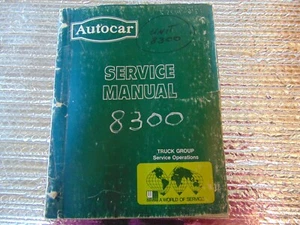 AUTOCAR CHASSIS AND CAB SERVICE MANUAL BX21 - Picture 1 of 2