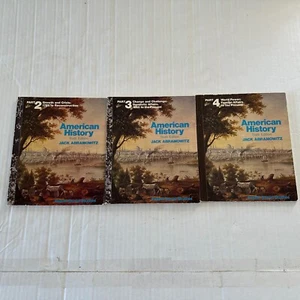 Lot of 3 AMERICAN HISTORY 6th Edition By Jack Abramowitz Part 2, 3, & 4 - Picture 1 of 18