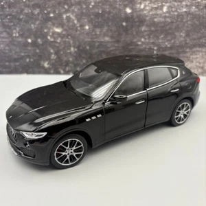 2024-Maserati Levante - 1:24 Diecast Model - Black By Welly - Picture 1 of 7
