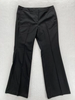 Pantalones de vestir Worthington para mujer 14 calce moderno negro tela elástica corte bota nuevos con etiquetas Foto 1 de 4