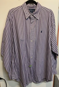 RALPH LAUREN Blake 100% Baumwolle Langarm Hemd Größe XL - Bild 1 von 4