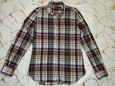 French Connection Men Multicoloured Plaid Button Up Shirt Size XS Small - Image 1 of 4