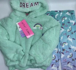 Girls Size XS (5/6) Betsey Johnson 2-Piece Outfit Soft Pullover Hoodie Leggings - Picture 1 of 7