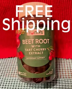 *1 Beet Root w/Tart Cherry Extract Antioxidant 60 Berry Flavor Gummies EXP 05/26 - Picture 1 of 7