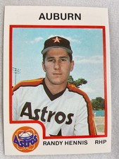 1987 Auburn Astros-Minor League Baseball ProCard#2455-Randy Hennis