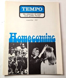 Tempo University of Miami Fla Magazine Nov 1967 Arte Cultura Attualità VG+ - Foto 1 di 11