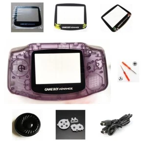 NEW GBA Nintendo Game Boy Advance Replacement Housing Shell Screen Lens Atomic! - Picture 1 of 2