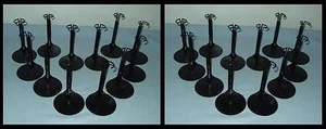 24 SOPORTES DE EXHIBICIÓN de figuras de acción Kaiser negras 20SMB aptos para 7 y 8 pulgadas NECA y MEGO - Imagen 1 de 3