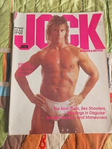 JOCK Sept 1990 Gay BRICK HUNTER Jason Cruse BRET WINTERS Peter Wilder BUSTER - Bild 1 von 1