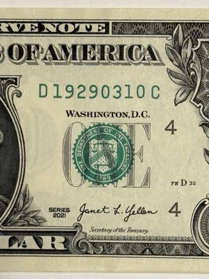 Birthday Note Dollar Bill January 3 1929 October 3 1929 01/03/1929 Grand Parent - Image 1 of 4