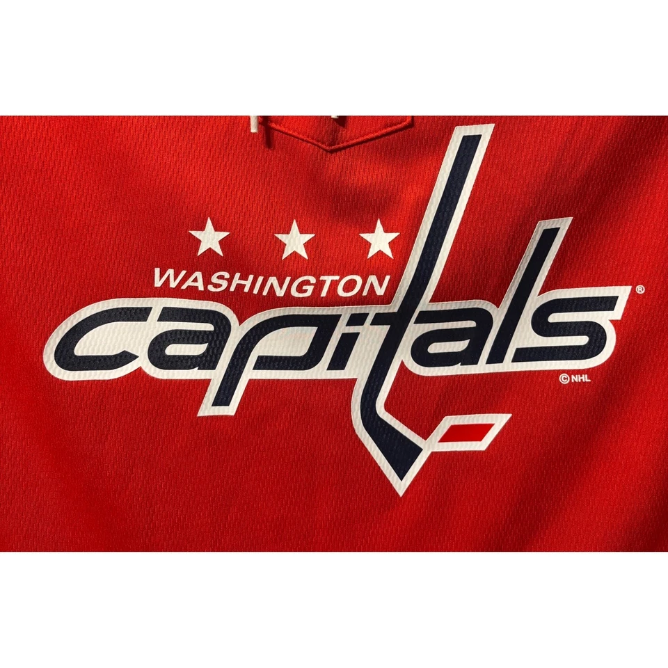 Fanatics Men's Washington Capitals NHL Hockey Jersey Red Blue Lace Up Size L - Image 1 of 4