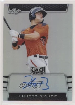 2019 Leaf Metal Draft /50 Hunter Bishop #BA-HB1 Auto - Image 1 of 2