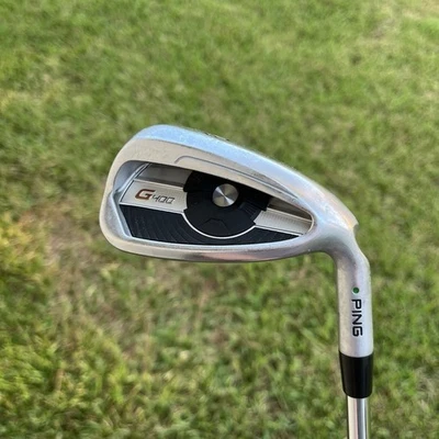 Ping G400 Single Iron 9 Iron Green Dot AWT 2.0 Steel Regular Flex RH - Image 1 of 4