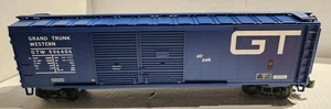 MTH O Scale 50' Double Door Box Car Grand Trunk Western #596406 - Picture 1 of 8