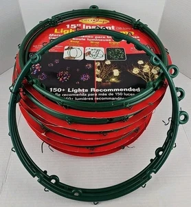 9er Set - 15" DekoForm Urlaub/Weihnachten/Hochzeit Lichter Kugel Rahmen (1 ist gebraucht) - Bild 1 von 13