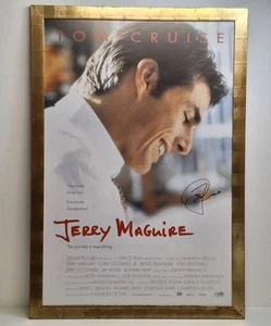 VINTAGE Jerry MaGuire 1996 Original Movie Poster Framed Signed - Bild 1 von 6
