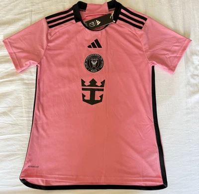 Camiseta de fútbol local Adidas Inter Miami 2023/24 rosa IP6027 para mujer talla: grande Foto 1 de 4