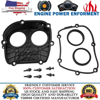 Engine Upper Timing Cover w/ Gasket For 2015-2017 2018 2019 Audi S3 2.0L Turbo - Image 1 of 4