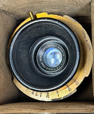 Lente de montaje Kinoptik fl 40 mm Aprocromat F2.0 De Brie Parvo 35 mm formato de cine Foto 1 de 2