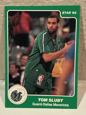 1984-85 Star Tom Sluby #259 Rookie Dallas Mavericks NRMT - Image 1 of 2