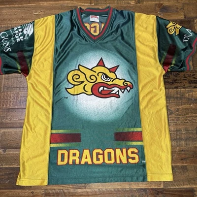 Camiseta deportiva gráfica de fútbol americano de colección de los 90 Nuez moscada Barcelona Dragons NFL Europa para hombre talla L Foto 1 de 4