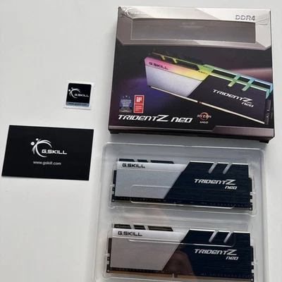 G.SKILL Trident Z Neo, DDR4-3600, CL16 - 32GB (2 x 16GB) - F4-3600C16D-32GTZNC - Image 1 of 4