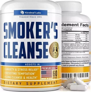 Smoker'S Cleanse Quit Smoking Aid and Respiratory Support Lung Cleanse and Detox - Picture 1 of 4