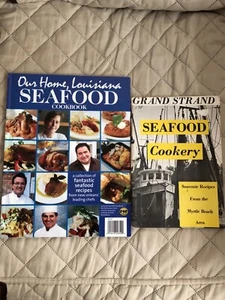Seafood Cookbooks ~ Lot of 2 ~ Seafood Cookery Myrtle Beach & Seafood Cookbook - Picture 1 of 1