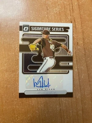 2021 Donruss Optic - Michael Baez - Signature Series Auto PADRES - Image 1 of 2