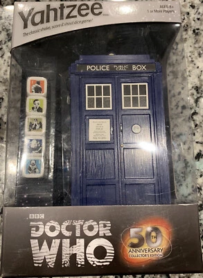 Yahtzee Dr Who Tardis Call Box Collector's Edition New Sealed Dice Game - Image 1 of 2