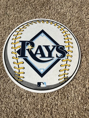 Tampa Bay Rays Team Logo Felt Baseball Pennant Cover