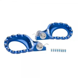 JITSIE LIFT FOOTPEGS GAS GAS BETA SHERCO SCORPA 4RT TRIALS BIKES FOOTRESTS BLUE - Picture 1 of 1