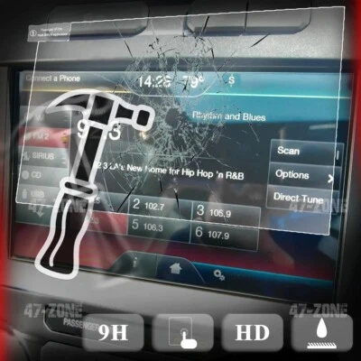 Protector Pantalla Cristal Templado 8" Navegación GPS para Ford 6 7/8" x 4 1/8" Foto 1 de 4