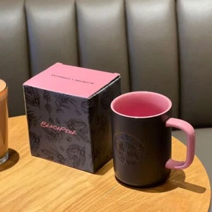 Starbucks X Blackpink Limited Edition Pink and Black Ceramic Mug with Gift Box - Picture 1 of 5