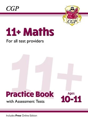 11+ Plus Year 6 Maths Practice Book & Assessment Tests For All Test Provider CGP - Image 1 of 4