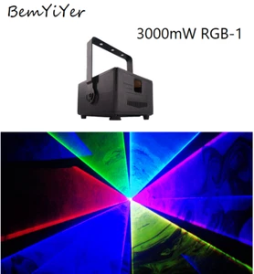 3W RGB Animation DMX Stage Projector Laser Lights for DJ wedding party - Picture 1 of 8