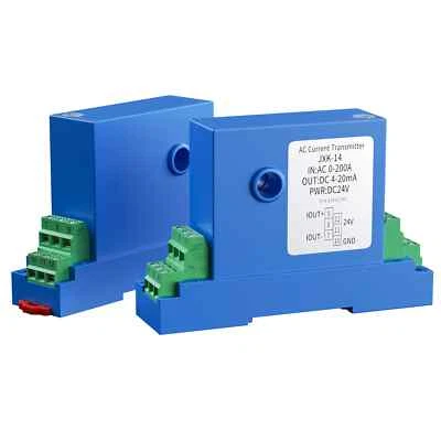 Hall Effect Transducer 0-10A 0-20A AC DC Current Sensor Transmitter 4-20mA 0-10V - Image 1 of 4