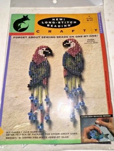 Kit de cuentas artesanales de puntada larga guacamayos hace un par de pendientes ¡Nuevo!! - Imagen 1 de 3