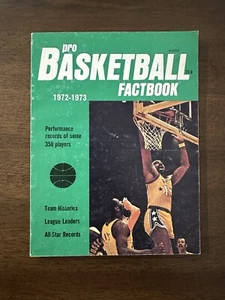 Vintage NBA ABA 1972-73 Pro Basketball Factbook WILT CHAMBERLAIN Lakers - Picture 1 of 2