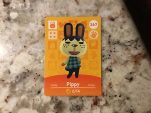 PIPPY 267 Animal Crossing Amiibo Authentic Nintendo Mint Card From Series 3 - Picture 1 of 1