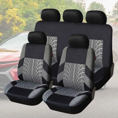 For Ford Escape Seat Covers 5-Seat Full Set Cloth Front Rear Protector Cushion Foto 1 de 4