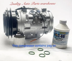 1987-1988 325,1987-1990 325i / 325is / 325iX Reman AC Compressor W/DENSO 10P15E - Picture 1 of 6