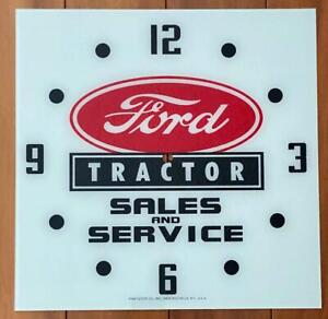 NEW 15" Ford Tractor Sales & Service Square Replacement Face for Pam Clock
