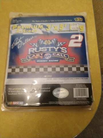 Rusty Wallace 3x5 Last Call Flag 2003 Cover