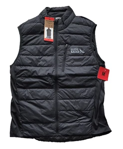 Eddie Bauer Men’s Down 550 Puffer Vest Zipper Gray Medium - Picture 1 of 11