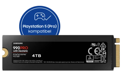 Samsung 990 PRO Heatsink NVMe™ M.2 SSD - 4 TB - Bild 1 von 4